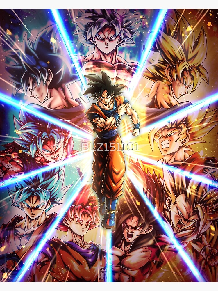 Goku Super Saiyan LIMITED ED. posters & prints by Markus Utas