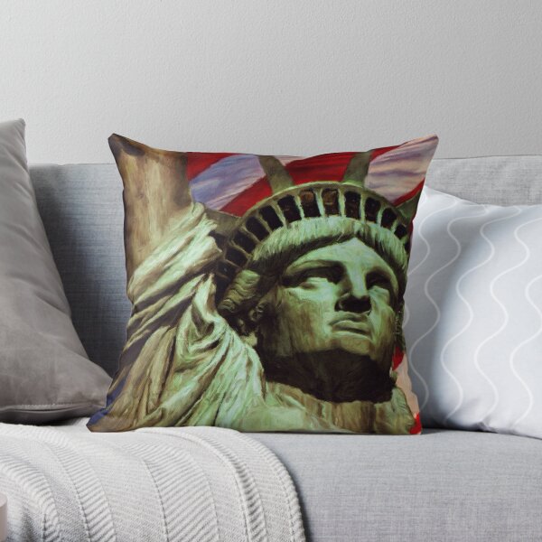 Love of Liberty by M.A Throw Pillow