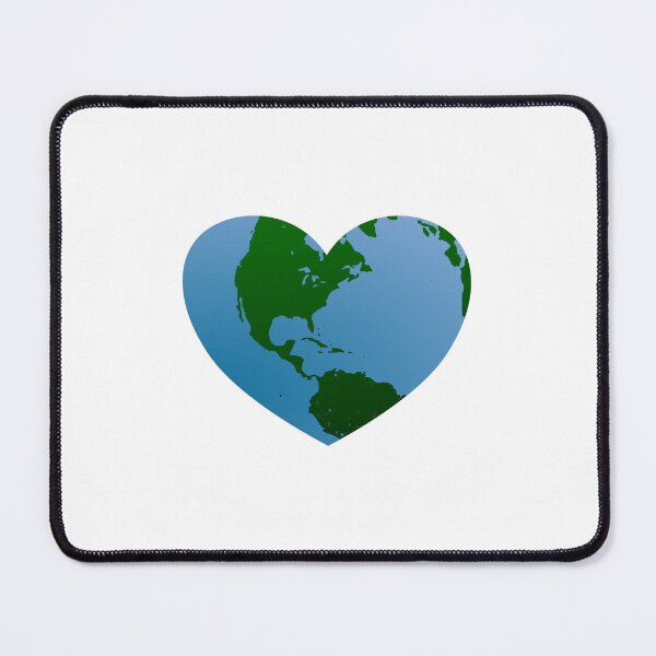 Item preview, Heart Shaped Earth designed and sold by Inspirationmotivation.