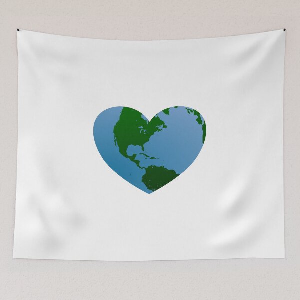 Item preview, Heart Shaped Earth designed and sold by Inspirationmotivation.