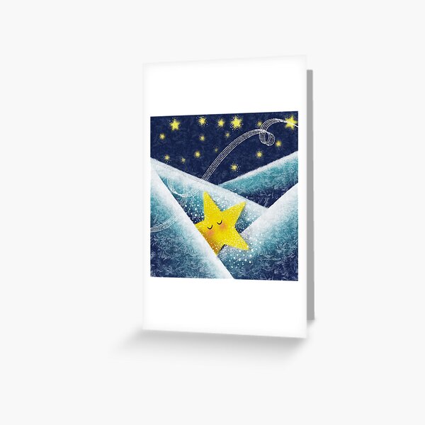 Fallen star Greeting Card