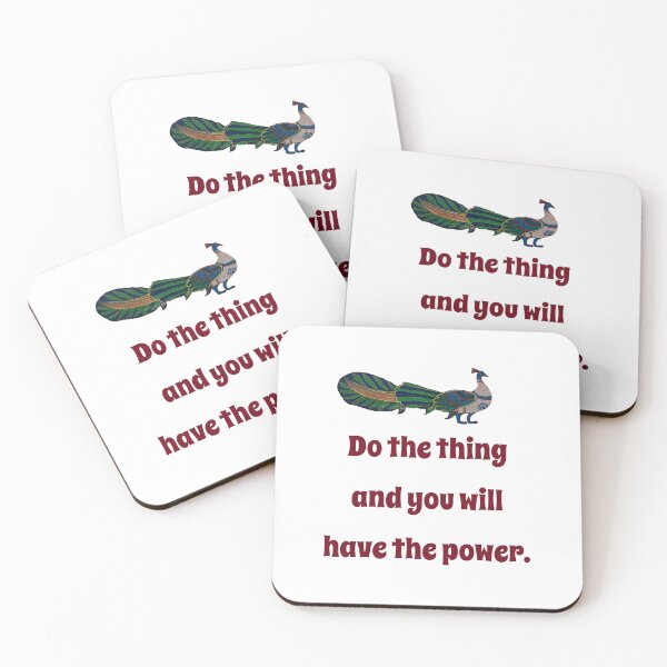Item preview, Do The Thing - Confidence Quote designed and sold by CrankyOldDude.