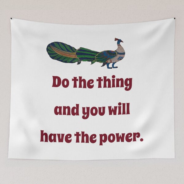 Item preview, Do The Thing - Confidence Quote designed and sold by CrankyOldDude.