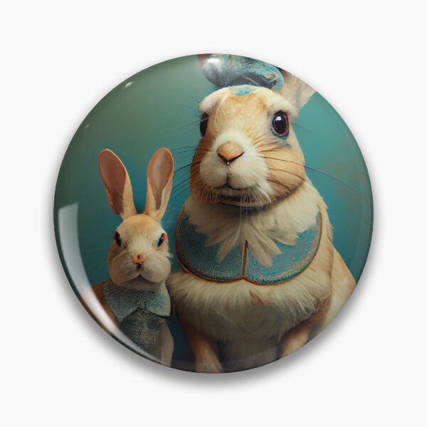 Item preview, Boogie Bunny and Mamma Digital Painting designed and sold by CodeAndColors.