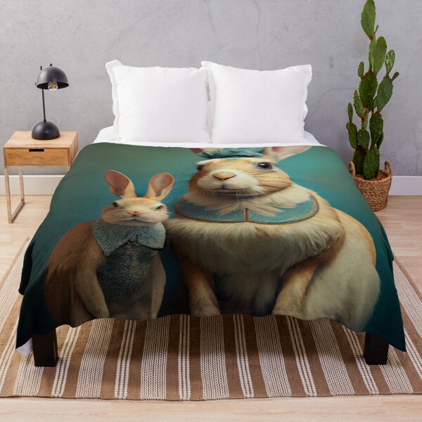 Item preview, Boogie Bunny and Mamma Digital Painting designed and sold by CodeAndColors.