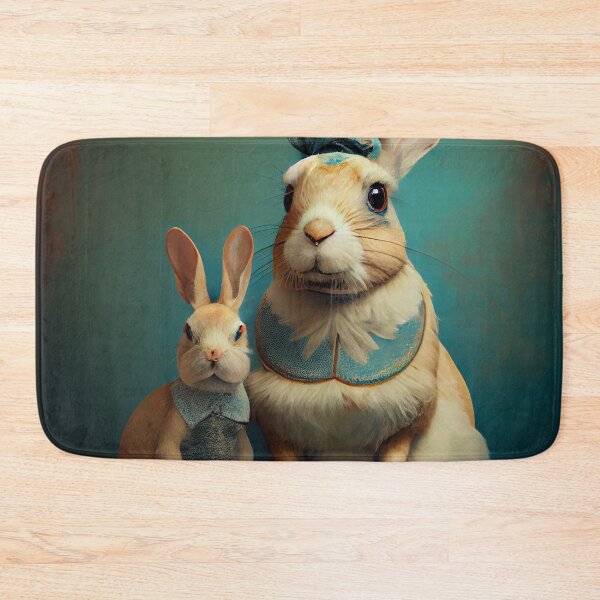 Item preview, Boogie Bunny and Mamma Digital Painting designed and sold by CodeAndColors.