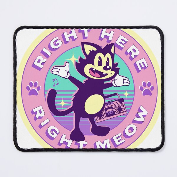 Item preview, Right Here Right Meow designed and sold by Zen Watercooler.