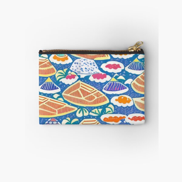 Item preview, Colorful Boats in The Sea Drawin Sea Monsters Ocean Creatures Kids Desing Pattern  designed and sold by Myriam-BR.