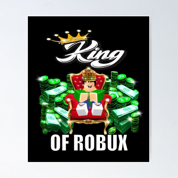 Funny Blox King of ROBUX Boy VR Game Poster