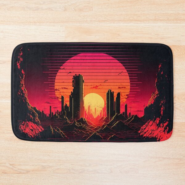 Item preview, Retrowave Aesthetic 80s Synthwave Sunset designed and sold by Nightarcade.