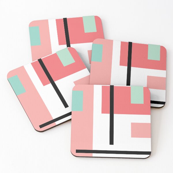 Item preview, Springtime Boxes and Lines Pattern designed and sold by Colin Polley.