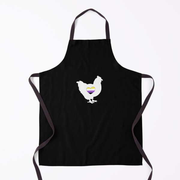 Item preview, Chicken Lover - LGBTQ NonBinary Flag Heart 03 designed and sold by Puddmuppy.