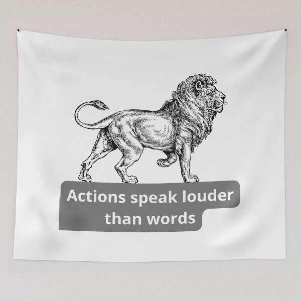 Item preview, Actions speak louder than words designed and sold by D-lion.