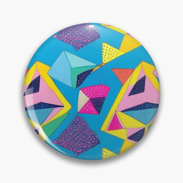 Item preview, Cubic Colorful Impressionist Design Rectangular Shapes Pattern Design Painting  designed and sold by Myriam-BR.