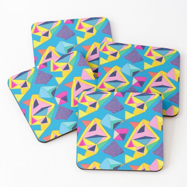 Item preview, Cubic Colorful Impressionist Design Rectangular Shapes Pattern Design Painting  designed and sold by Myriam-BR.