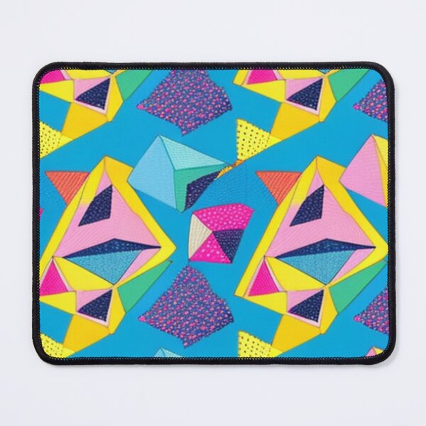 Item preview, Cubic Colorful Impressionist Design Rectangular Shapes Pattern Design Painting  designed and sold by Myriam-BR.