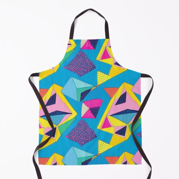 Item preview, Cubic Colorful Impressionist Design Rectangular Shapes Pattern Design Painting  designed and sold by Myriam-BR.