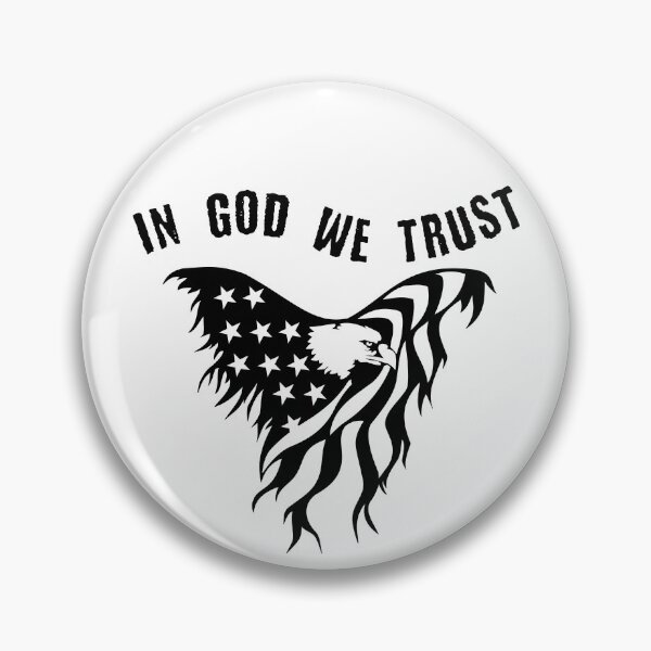 Item preview, American Flag Bald Eagle - In God Trust designed and sold by LordAudes.