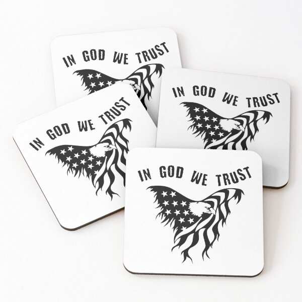 Item preview, American Flag Bald Eagle - In God Trust designed and sold by LordAudes.