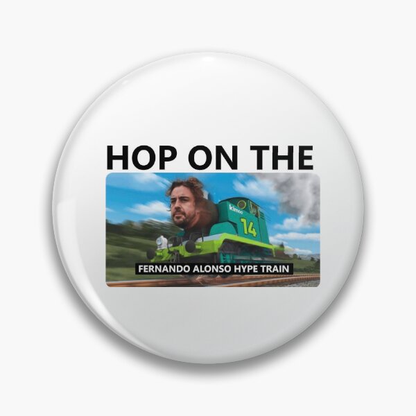 Item preview, HOP ON THE FERNANDO ALONSO HYPE TRAIN designed and sold by ClothesnMore.