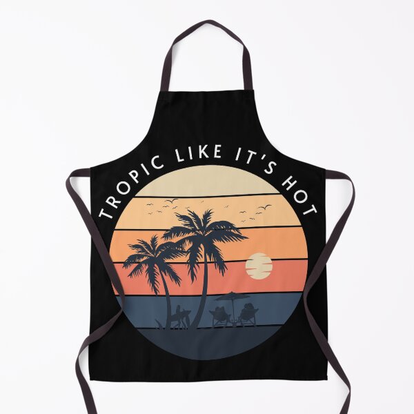 Aperçu de l'œuvre Tropic comme il fait chaud, chemise de plage, tropical, vacances, océan, détente, soleil et plaisir, été, vacances de printemps créée et vendue par Design-Moore.