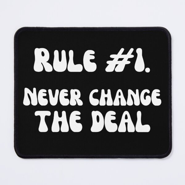 Item preview, Rule 1-White designed and sold by DrawingAndText.