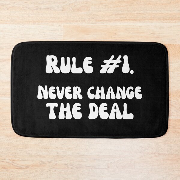 Item preview, Rule 1-White designed and sold by DrawingAndText.