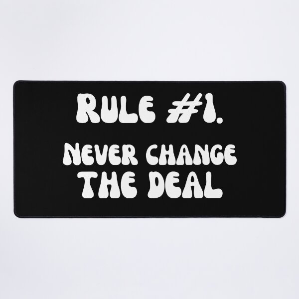 Item preview, Rule 1-White designed and sold by DrawingAndText.