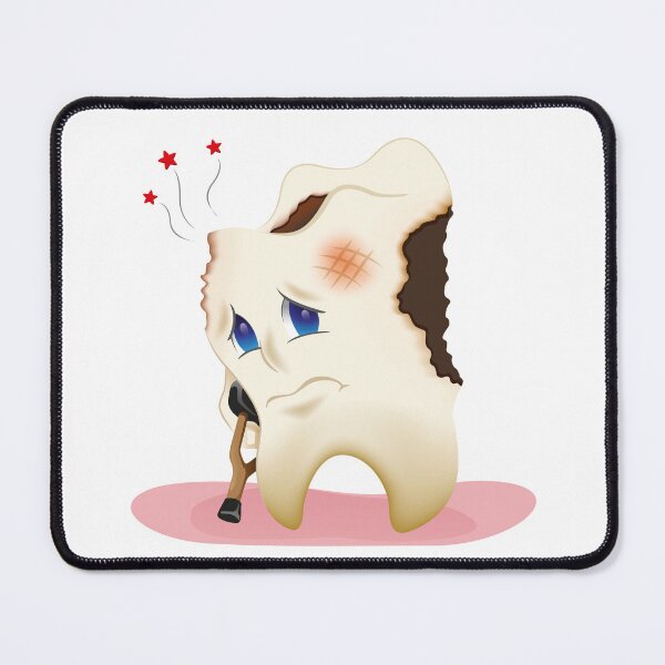 Item preview, Illustration of a sick decayed tooth and holes. Ideal for catalogs, informative and institutional material designed and sold by LucianoCosmo.