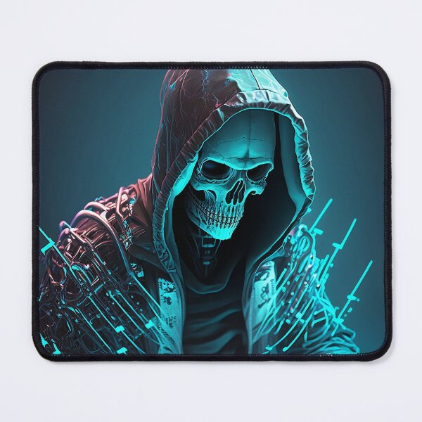 Item preview, blue hacker skeleton designed and sold by AloneARTS.