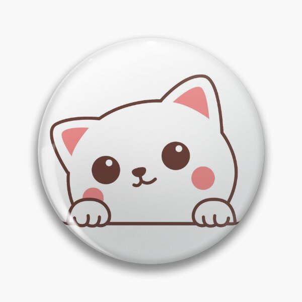 Item preview, A cartoon cat playing. This sticker could show a cartoon cat happily designed and sold by A-B-H.