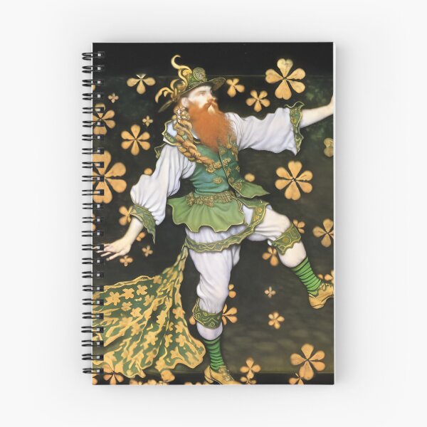 Item preview, Irish Leprechaun with Gold Shamrocks designed and sold by AuroraSpringer.
