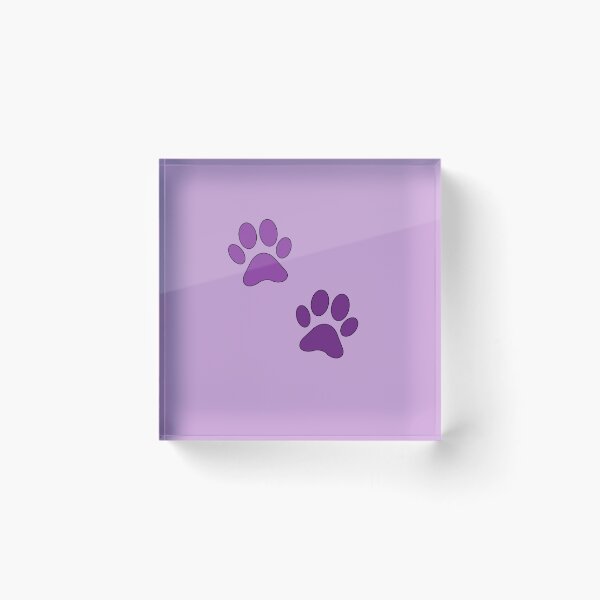 Item preview, dog's paws stickers - dark purple designed and sold by Kiniusia.