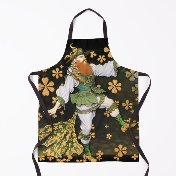 Item preview, Irish Leprechaun with Gold Shamrocks designed and sold by AuroraSpringer.