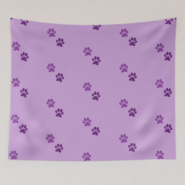 Item preview, dog's paws stickers - dark purple designed and sold by Kiniusia.