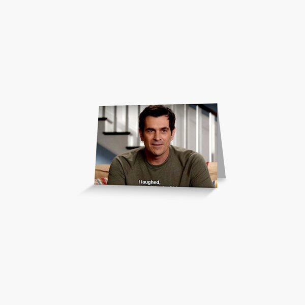 Aperçu de l'œuvre Modern Family : Phil Dunphy Funny Meme "J'ai ri, mais ça fait un peu mal" créée et vendue par Ariilea.
