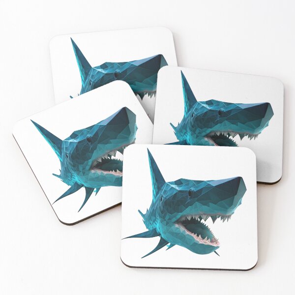 Item preview, polygon shark head  designed and sold by OKR1M.
