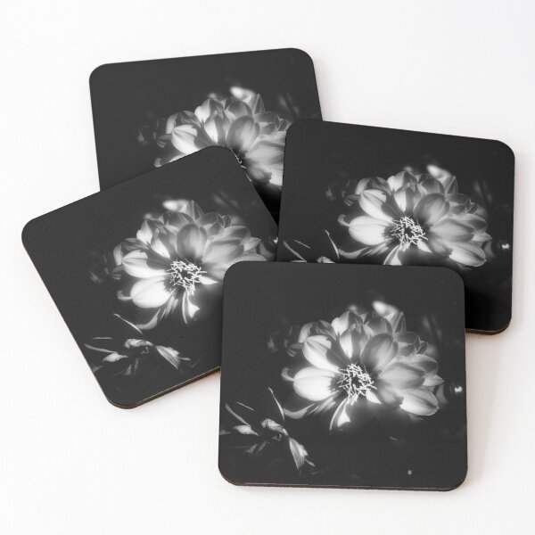 Item preview, Sunlit Dahlia In Black and White designed and sold by James DeFazio.