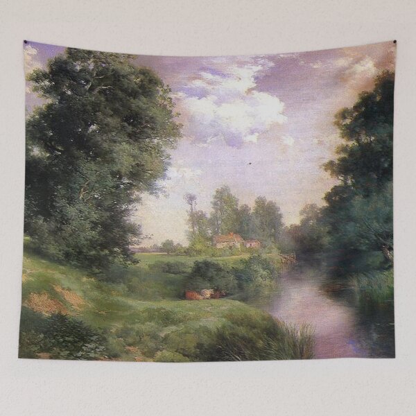 Item preview, A Long Island River by Thomas Moran designed and sold by tomorrowsart.