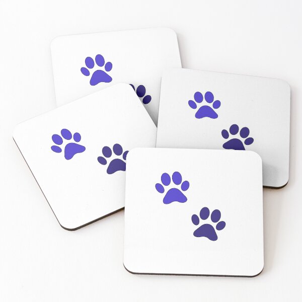 Item preview, dog's paws stickers - navy designed and sold by Kiniusia.