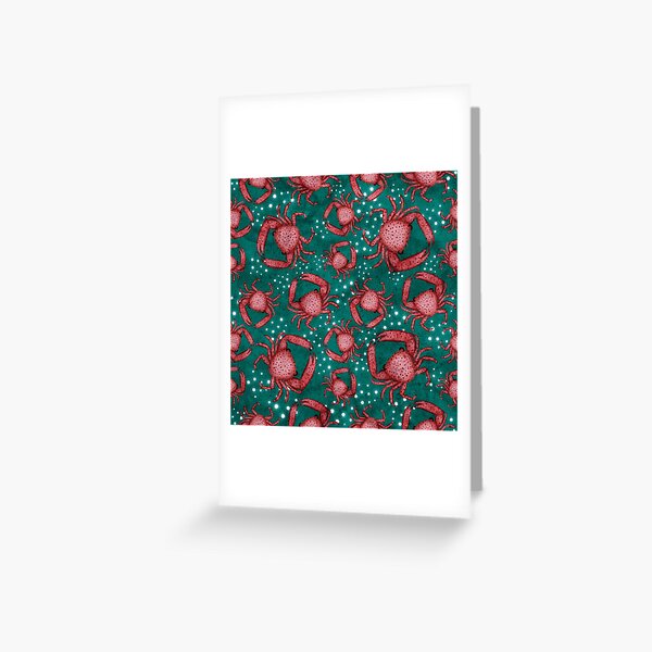 Crab sparkle Greeting Card