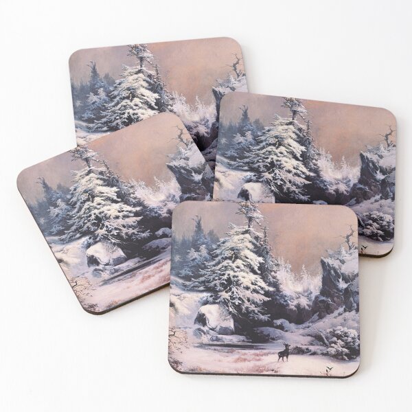 Item preview, Thomas Moran - Winter in the Rockies designed and sold by tomorrowsart.