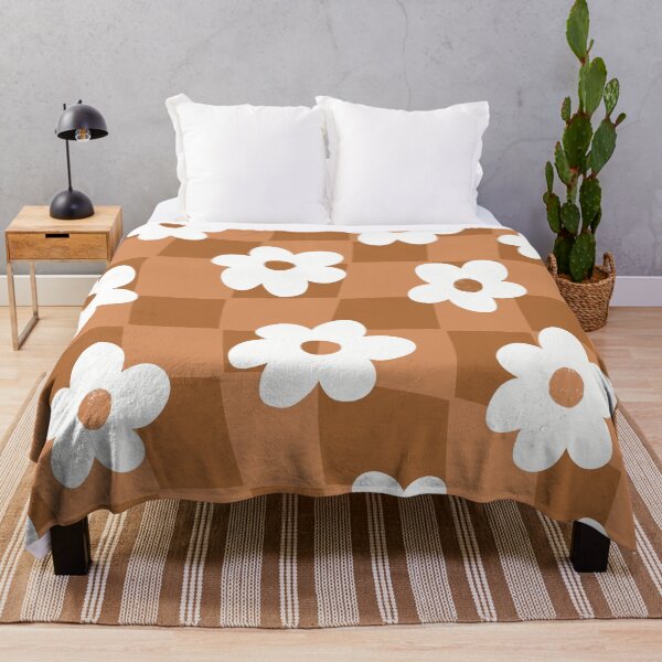 Item preview, Checker Daisy - Castaño designed and sold by PepperLime.