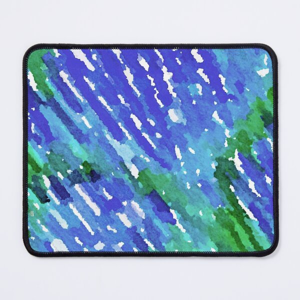 Item preview, Blue-green rain pattern designed and sold by Susan Gallup.