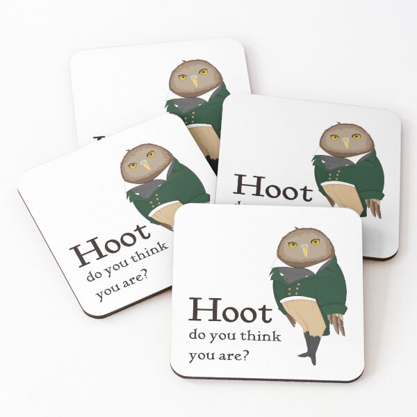 Artikelvorschau, Hoot, denkst du, du bist? entworfen und verkauft von BookshireCat.