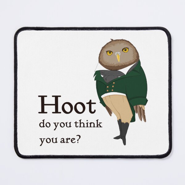 Item preview, Hoot do you think you are? designed and sold by BookshireCat.
