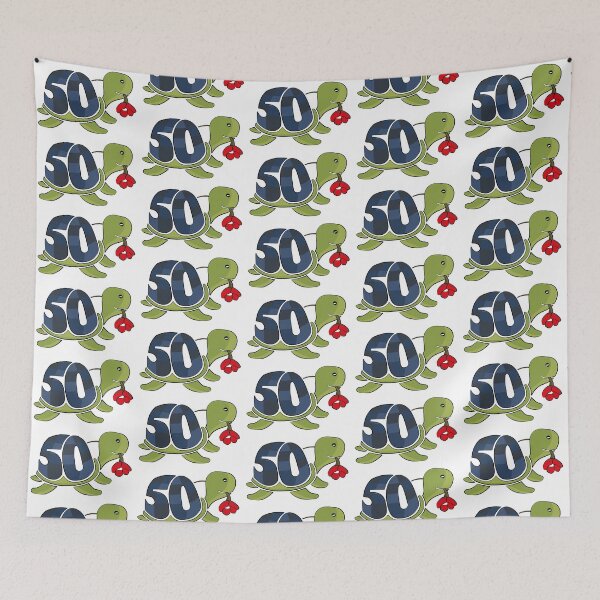 Item preview, Turtle: Happy Birthday 50! designed and sold by kolebridesign.