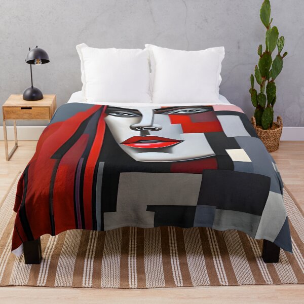 Item preview, Abstract Woman's Face Portrait poster designed and sold by colortrends.