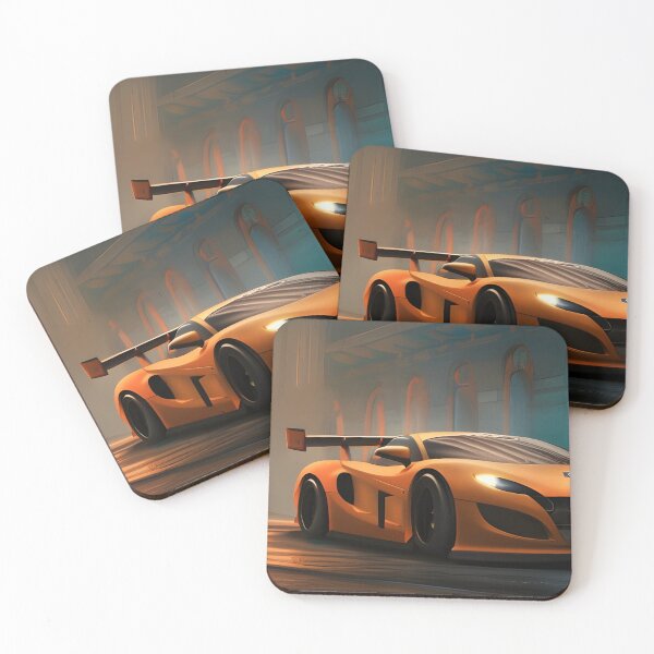 Item preview, Orange sports car designed and sold by brandway.