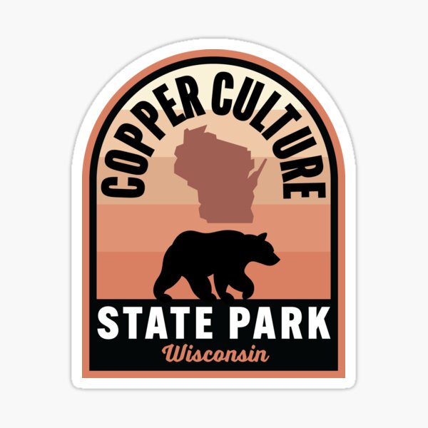 Item preview, Copper Culture State Park WI Bear designed and sold by HalpinDesign.